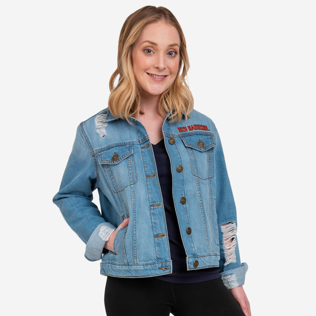 Texas Tech Red Raiders Womens Denim Days Jacket FOCO S - FOCO.com