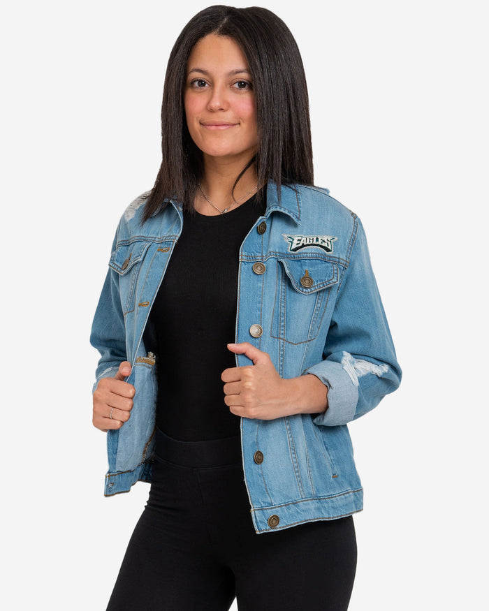 Philadelphia Eagles Womens Denim Days Jacket FOCO S - FOCO.com