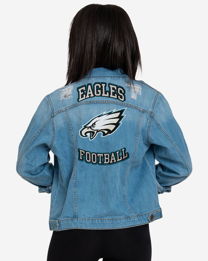 Philadelphia Eagles Womens Denim Days Jacket FOCO - FOCO.com