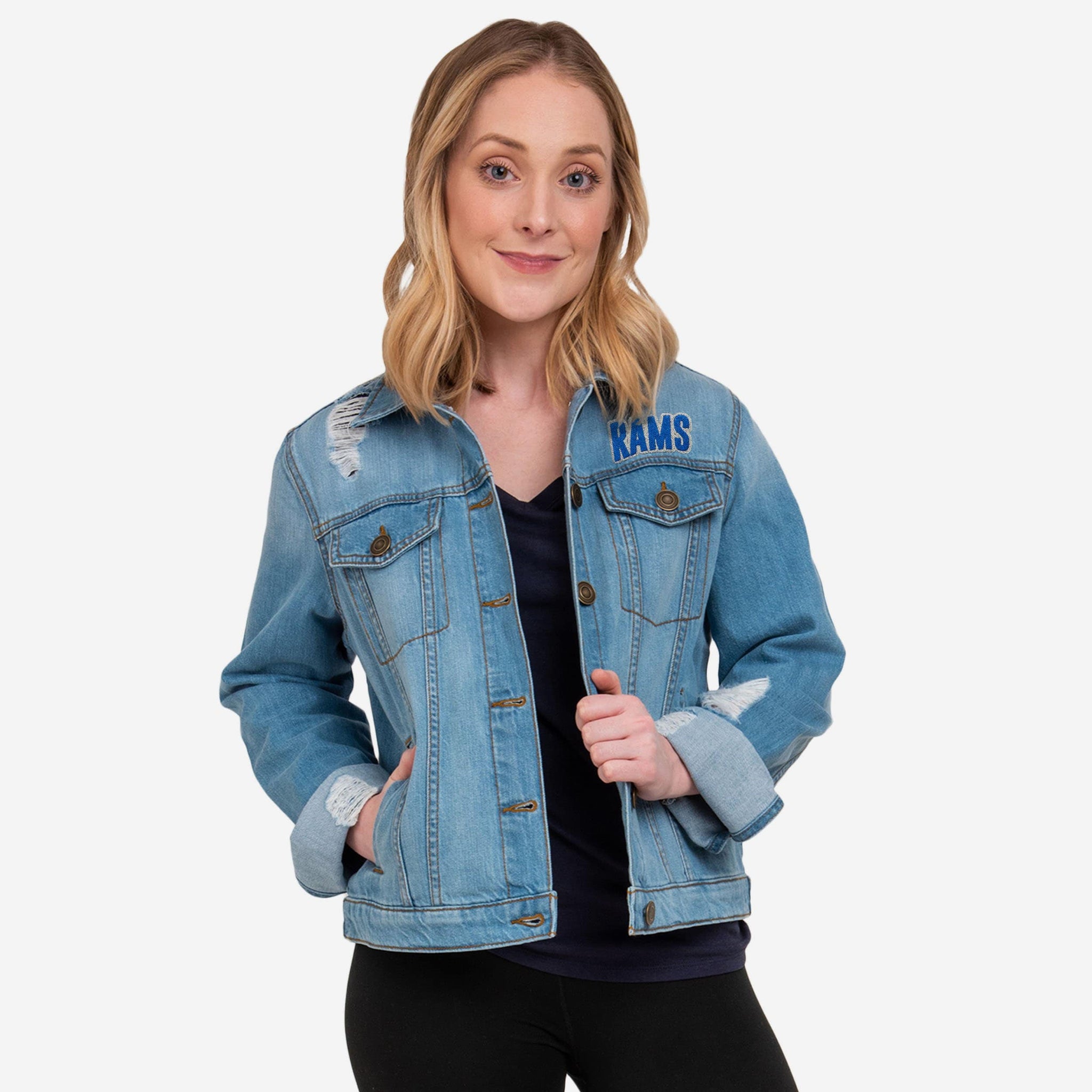 Los Angeles Rams NFL Womens Denim Days Jacket