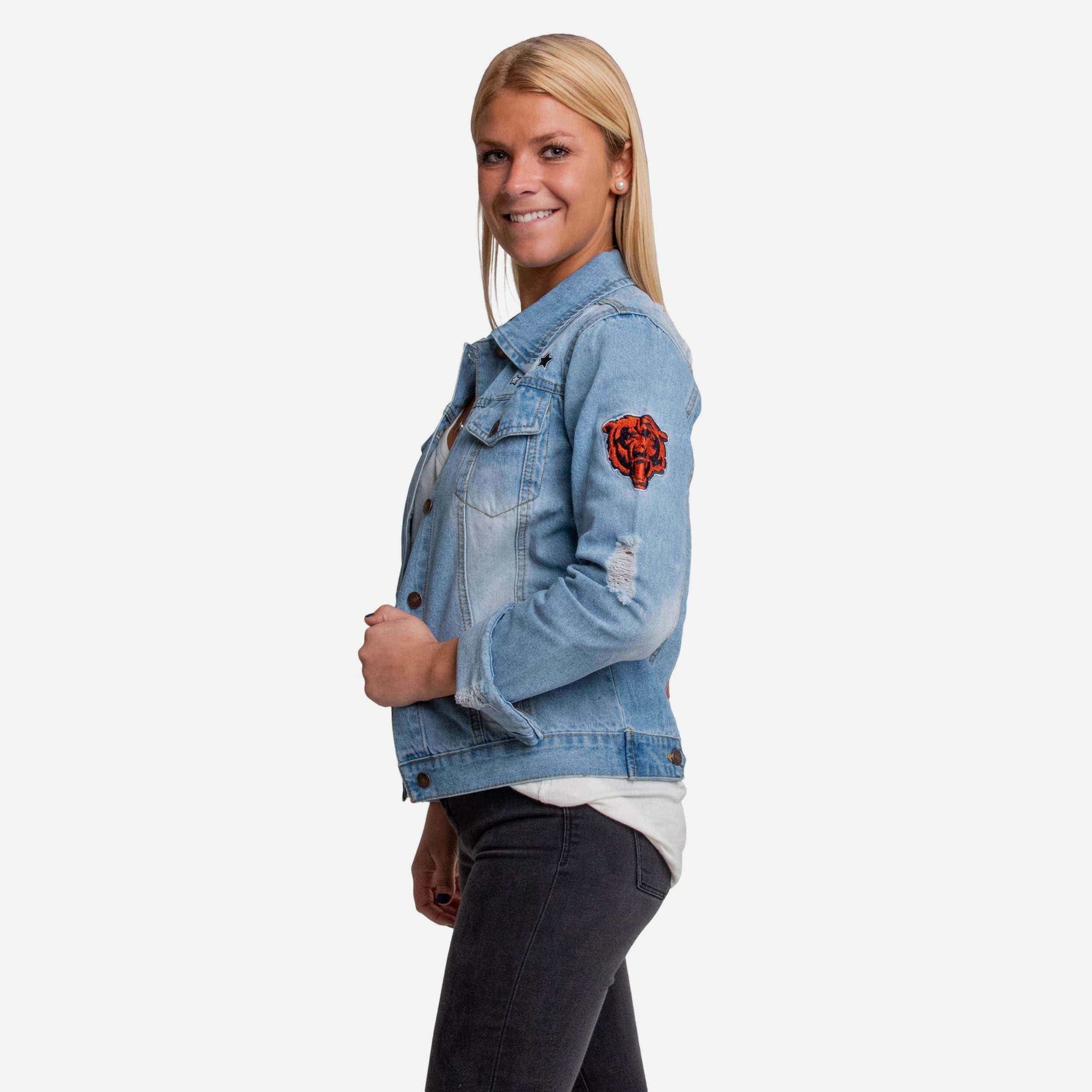 Chicago Bears Jean Jacket Cheap Sale, SAVE 37% 