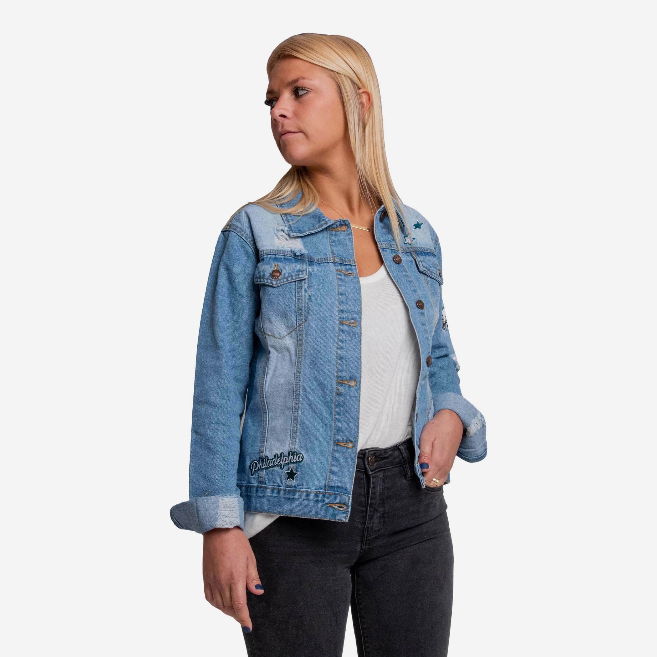 Ladies Eagles Cuce Denim Shirt