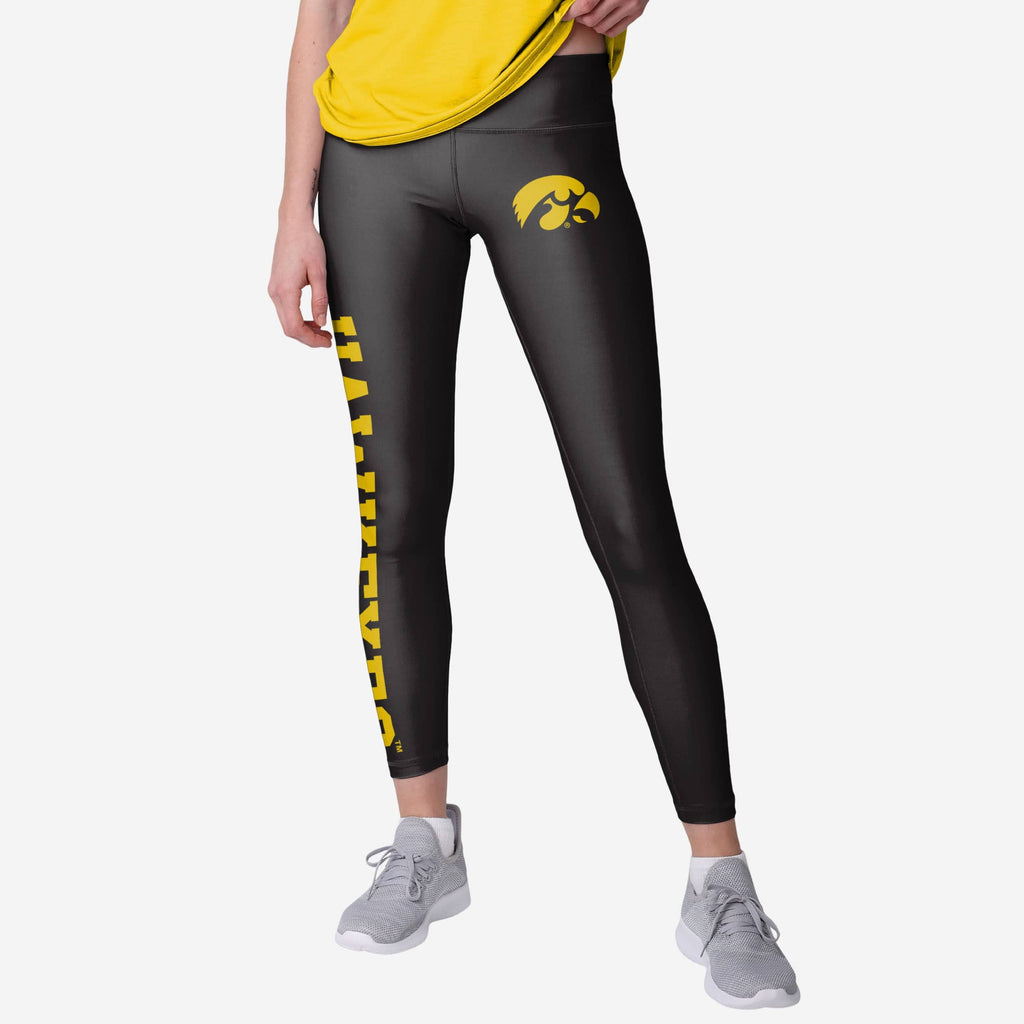 Iowa Hawkeyes Womens Solid Big Wordmark Legging FOCO S - FOCO.com