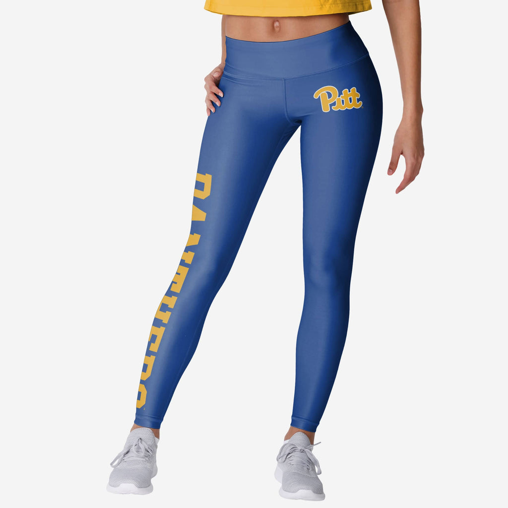 Pittsburgh Panthers Womens Solid Big Wordmark Legging FOCO S - FOCO.com