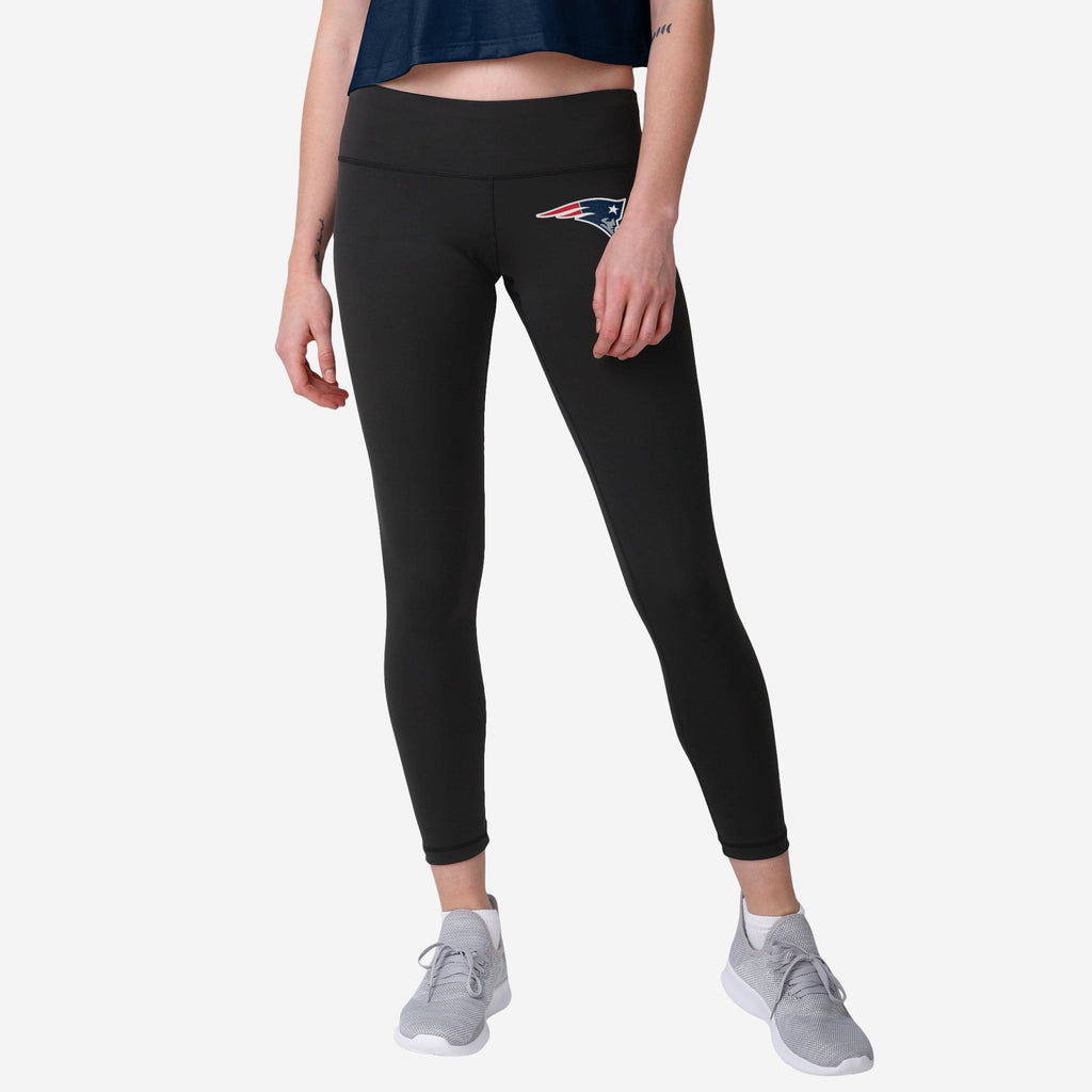 New England Patriots Womens Calf Logo Black Legging FOCO S - FOCO.com