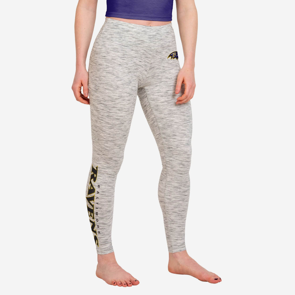 Baltimore Ravens Womens Gray Legging FOCO S - FOCO.com