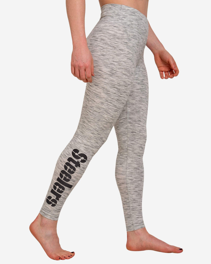 Pittsburgh Steelers Womens Gray Legging FOCO - FOCO.com