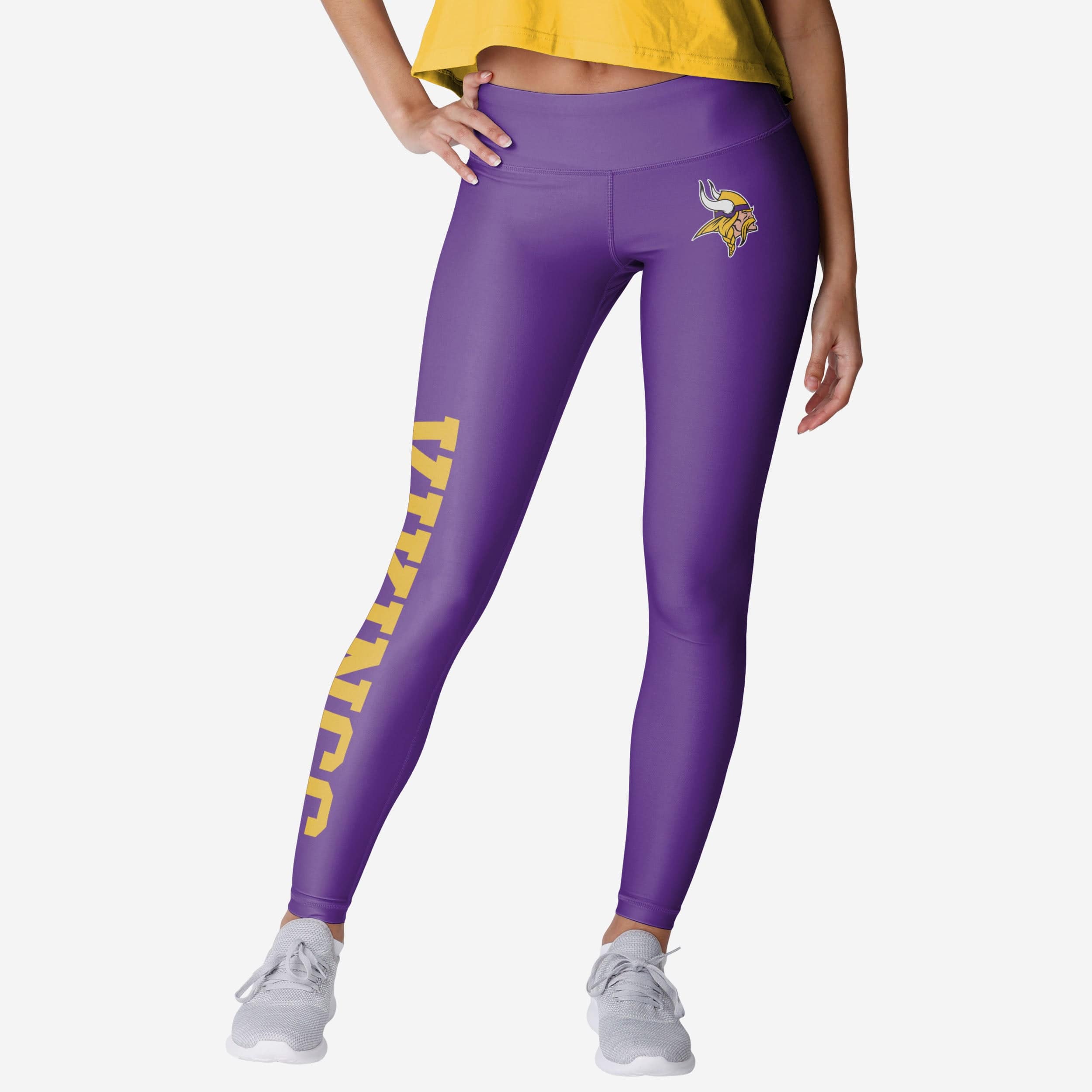 Minnesota Vikings Womens Solid Big Wordmark Legging