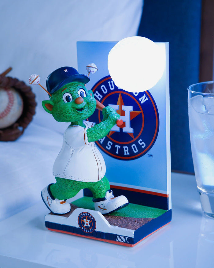 Orbit Houston Astros Mascot Action Pose Light Up Ball Bobblehead FOCO - FOCO.com