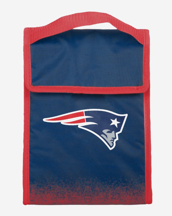 New England Patriots Gradient Velcro Lunch Bag FOCO - FOCO.com