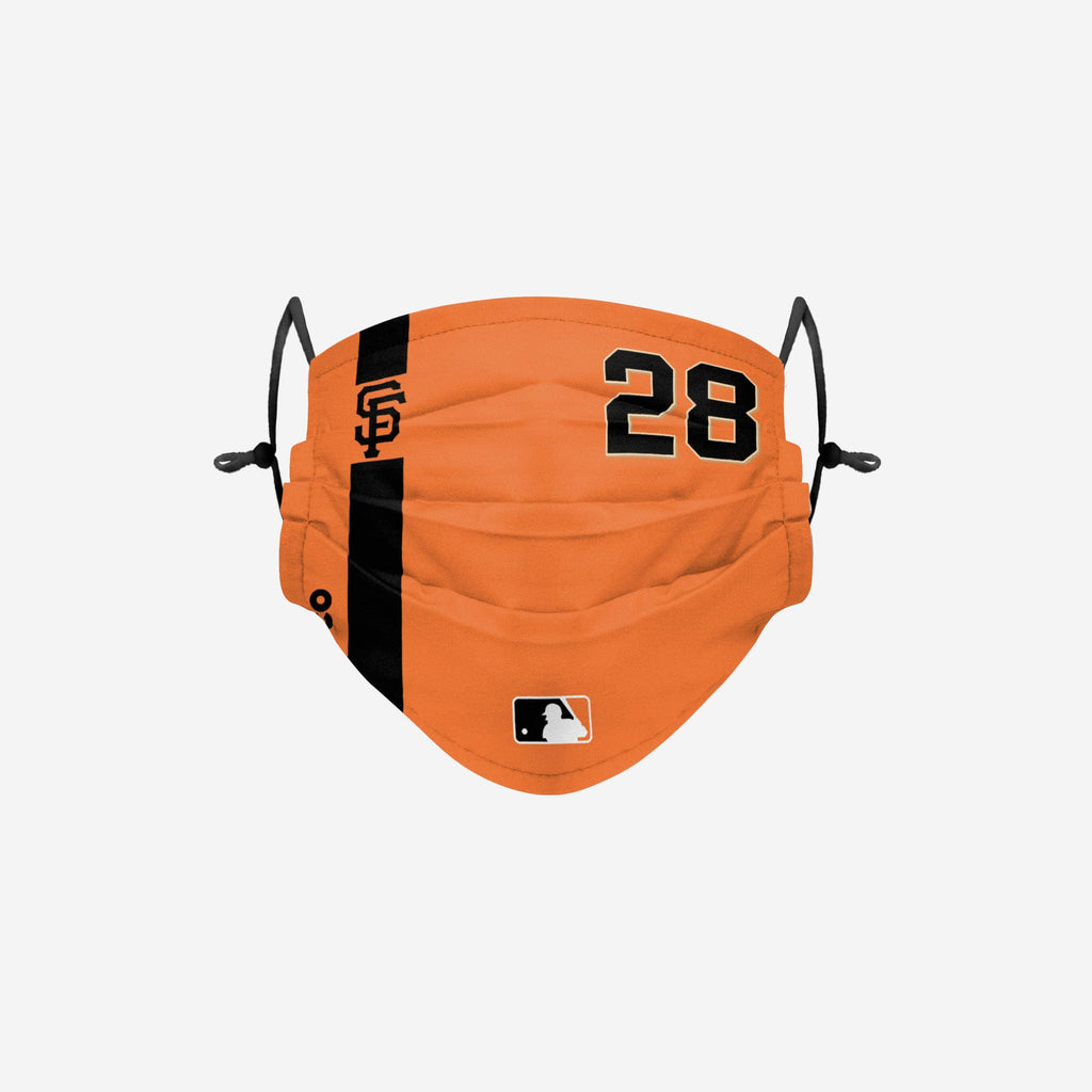 Buster Posey San Francisco Giants On-Field Adjustable Orange Face Cover FOCO - FOCO.com