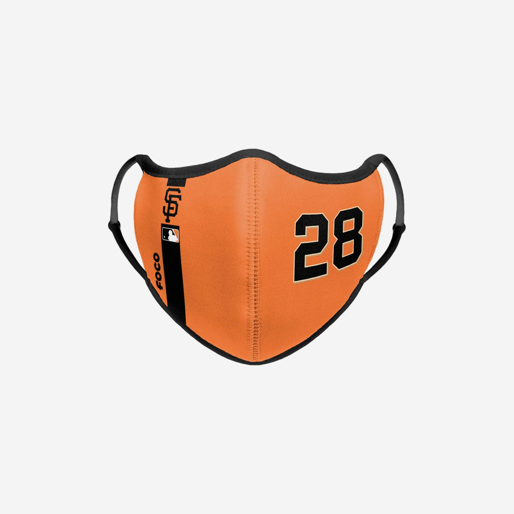 Buster Posey San Francisco Giants On-Field Adjustable Orange Sport Face Cover FOCO - FOCO.com