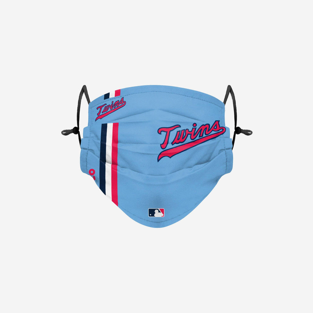 Minnesota Twins Blue On-Field Gameday Adjustable Face Cover FOCO - FOCO.com