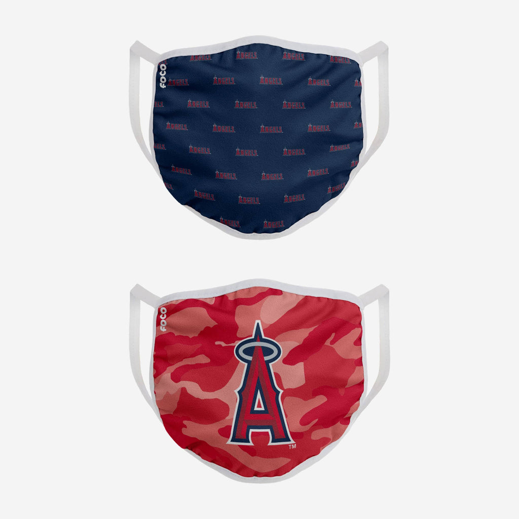 Los Angeles Angels Clutch 2 Pack Face Cover FOCO - FOCO.com