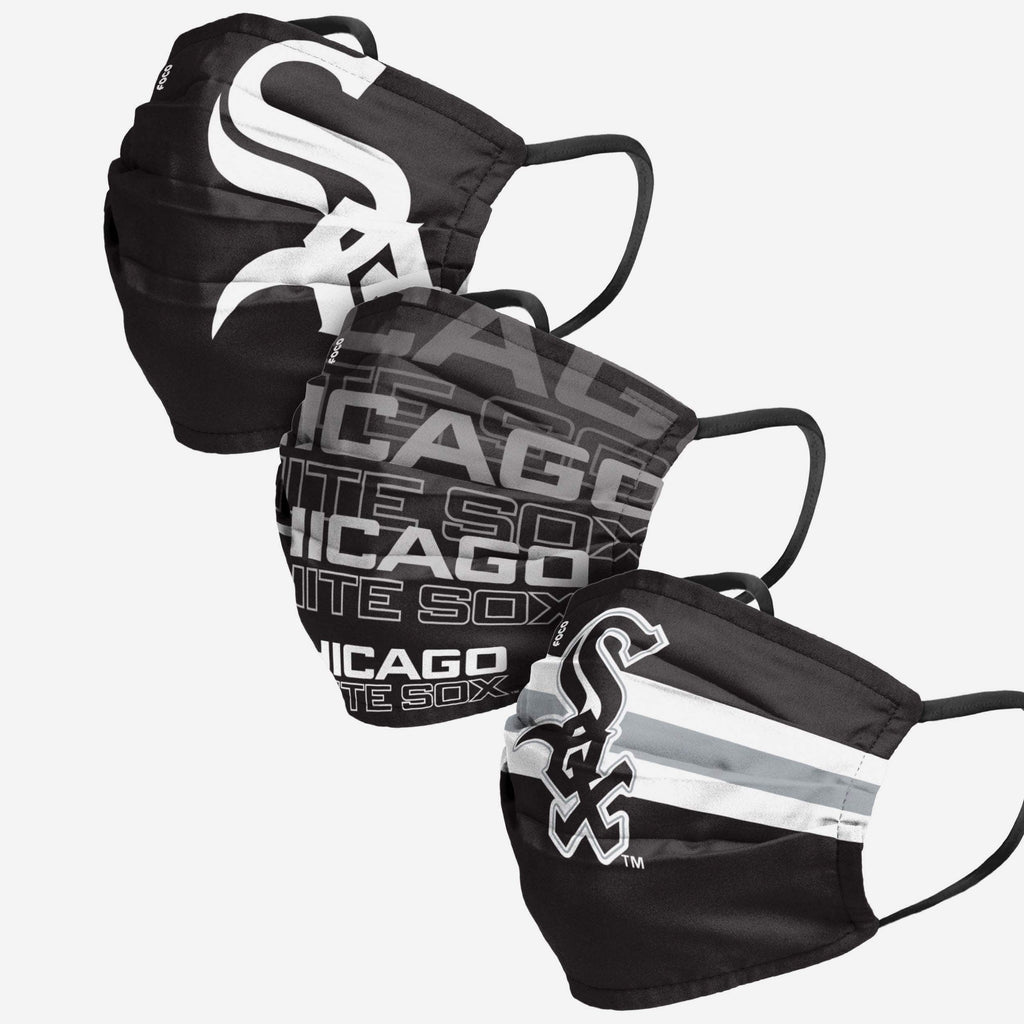 Chicago White Sox Matchday 3 Pack Face Cover FOCO - FOCO.com