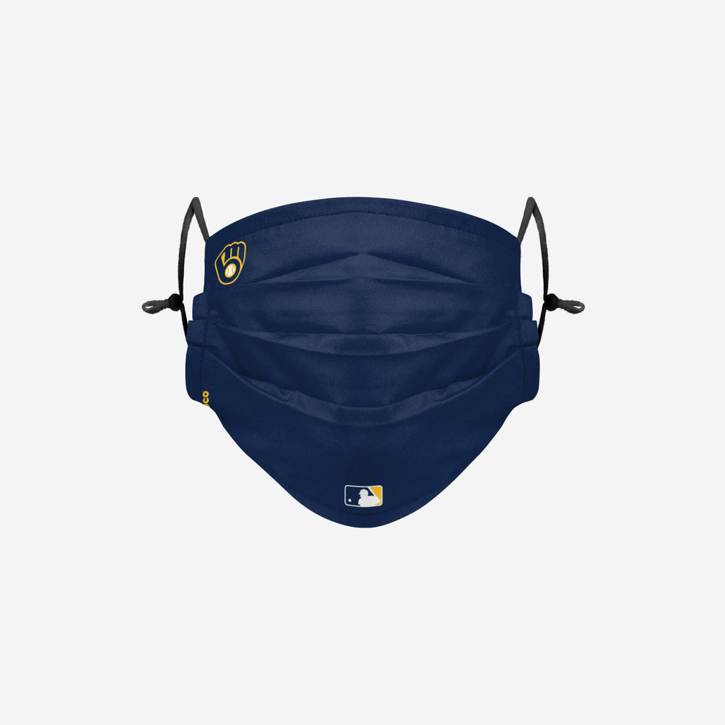 Milwaukee Brewers On-Field Gameday Adjustable Face Cover FOCO - FOCO.com