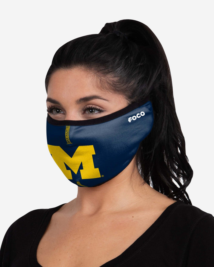 Michigan Wolverines Big Logo Earband Face Cover FOCO - FOCO.com