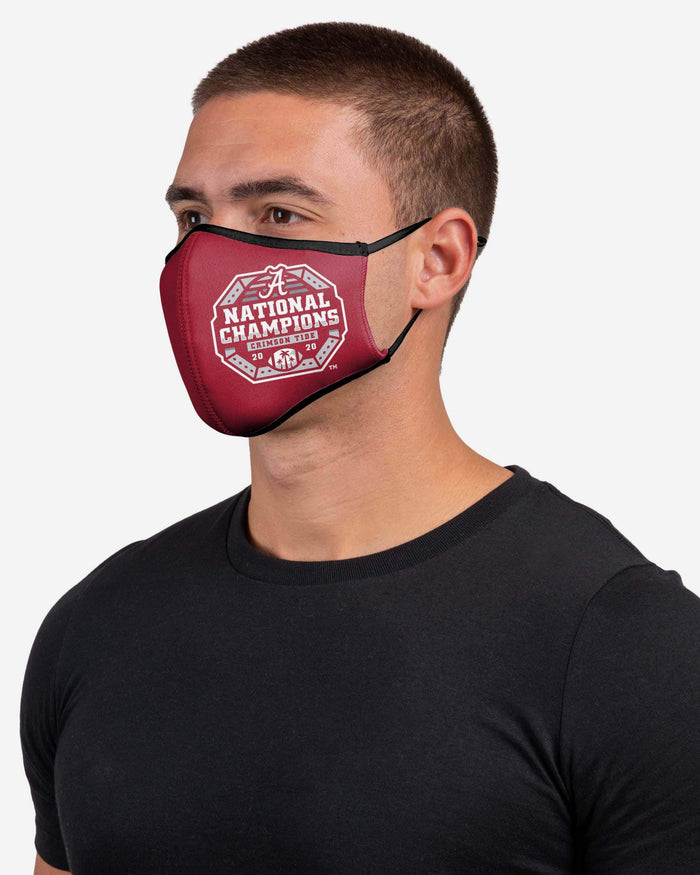 Alabama Crimson Tide 2020 Football National Champions Sport Face Cover FOCO - FOCO.com