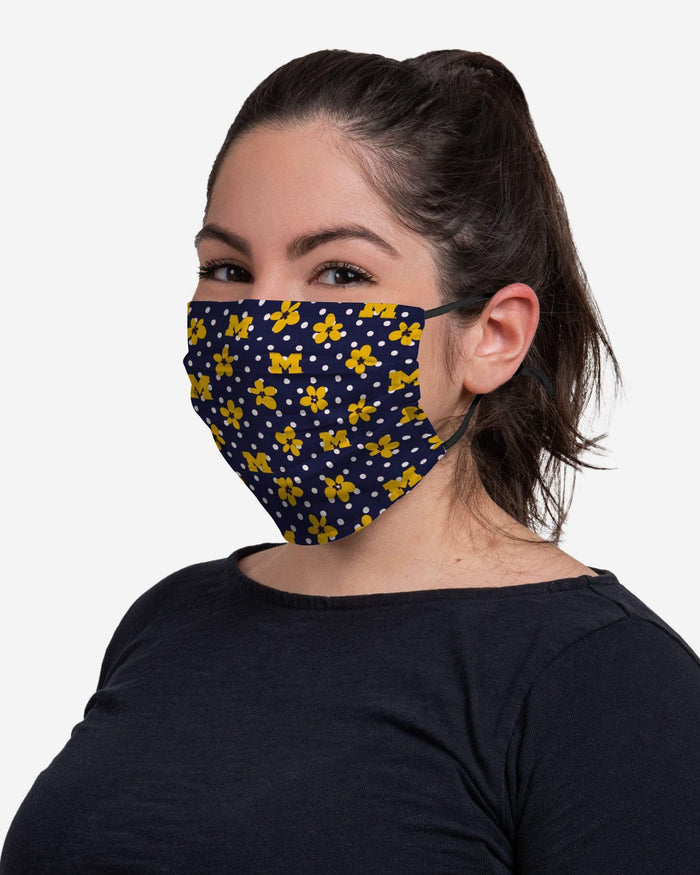 Michigan Wolverines Gameday Gardener 3 Pack Face Cover FOCO - FOCO.com