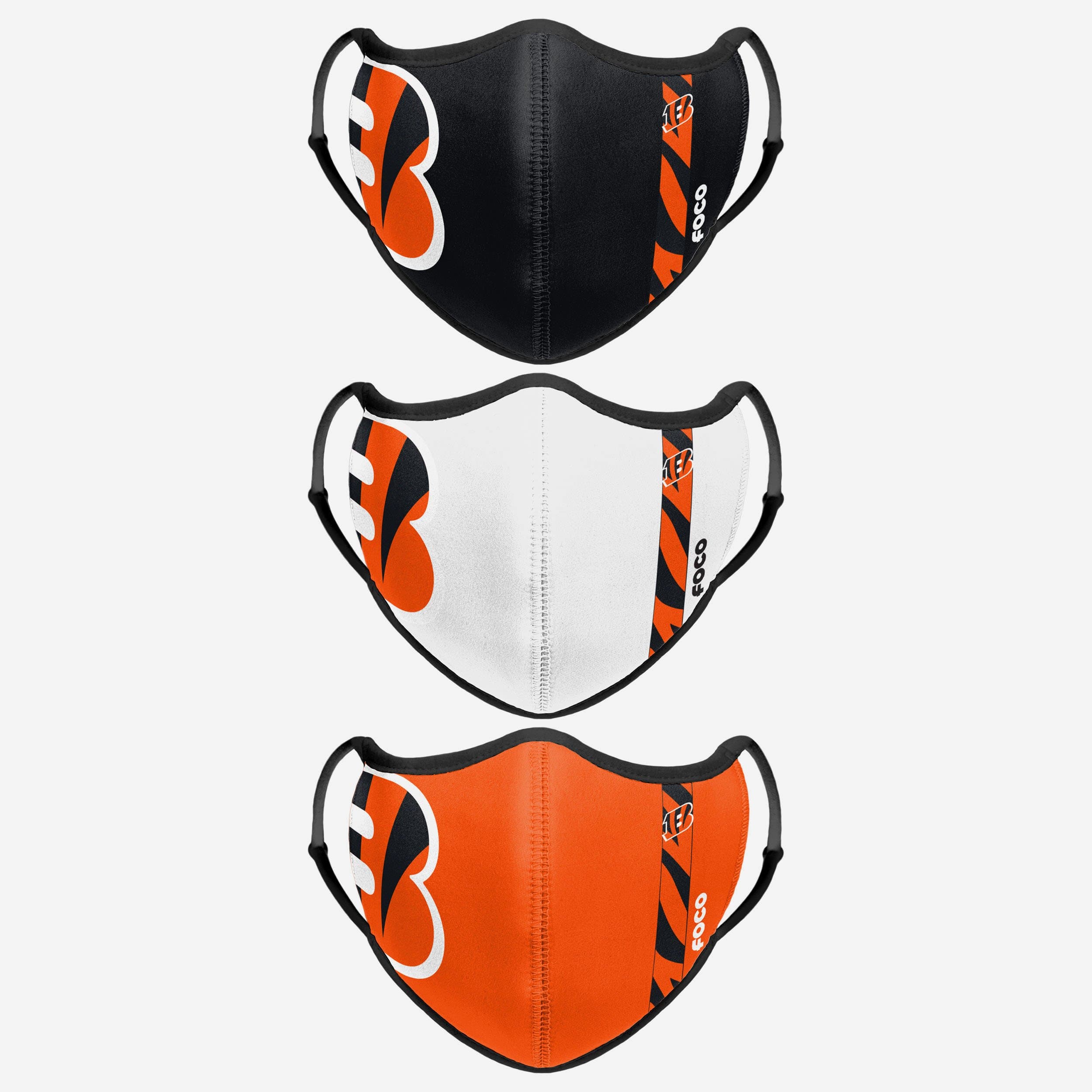 Cincinnati Bengals 2 Sided Face Mask