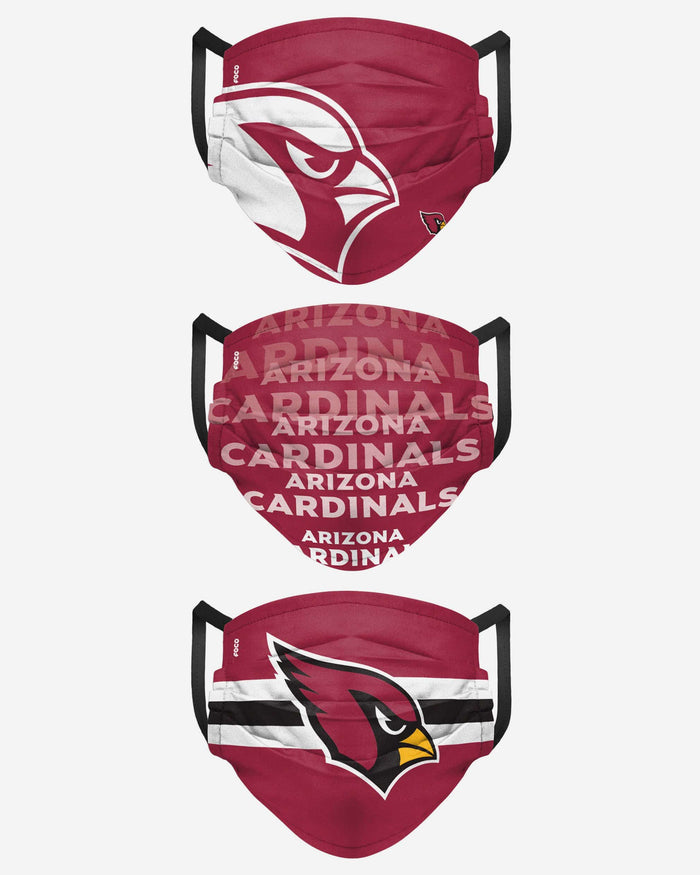 Arizona Cardinals Matchday 3 Pack Face Cover FOCO - FOCO.com