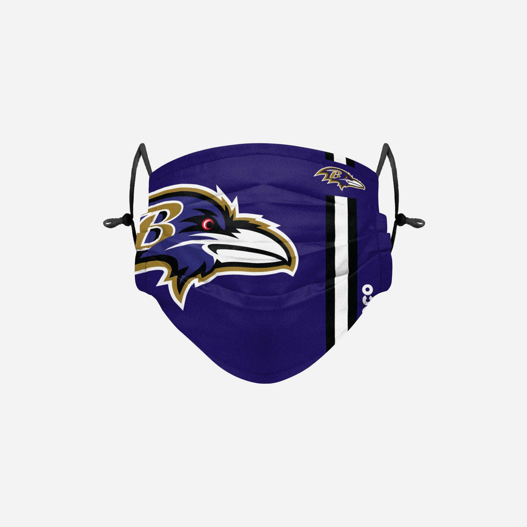 Baltimore Ravens On-Field Sideline Logo Face Cover FOCO Adult - FOCO.com