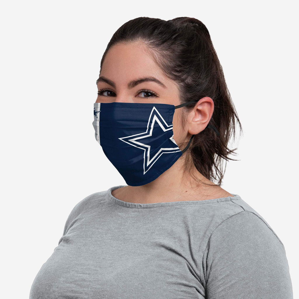 Dallas Cowboys On-Field Sideline Logo Face Cover FOCO