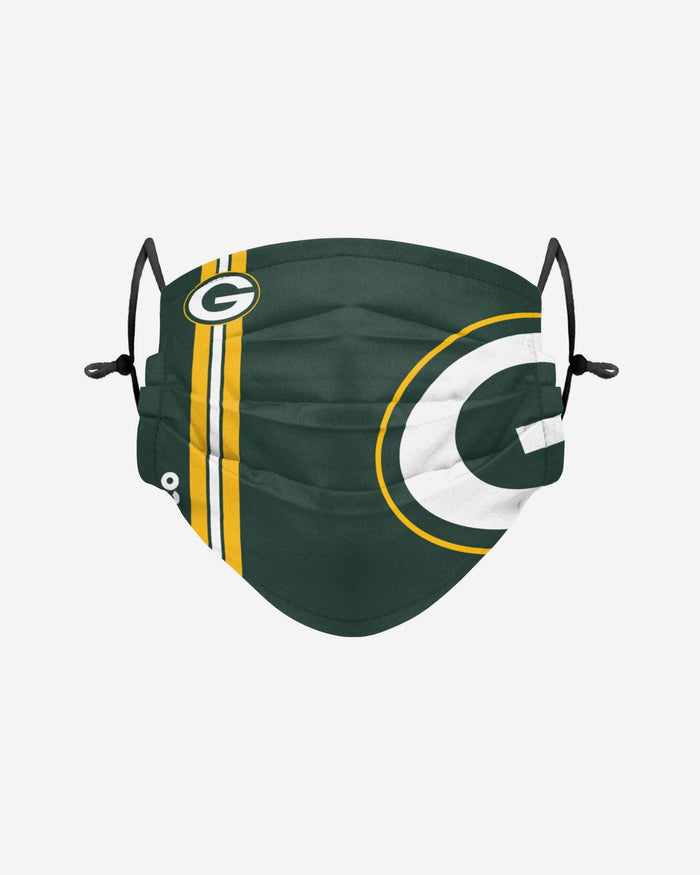 Green Bay Packers On-Field Sideline Logo Face Cover FOCO Adult - FOCO.com