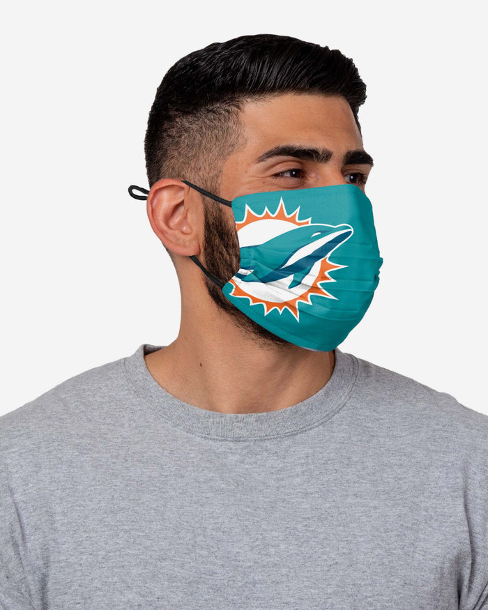 Miami Dolphins On-Field Sideline Logo Face Cover FOCO - FOCO.com