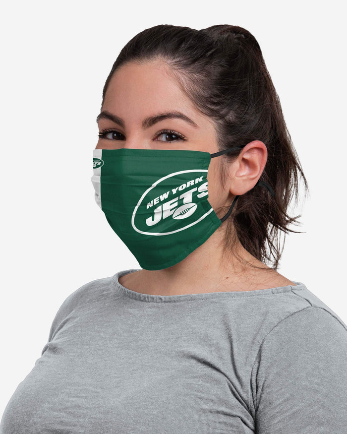 New York Jets On-Field Sideline Logo Face Cover FOCO - FOCO.com