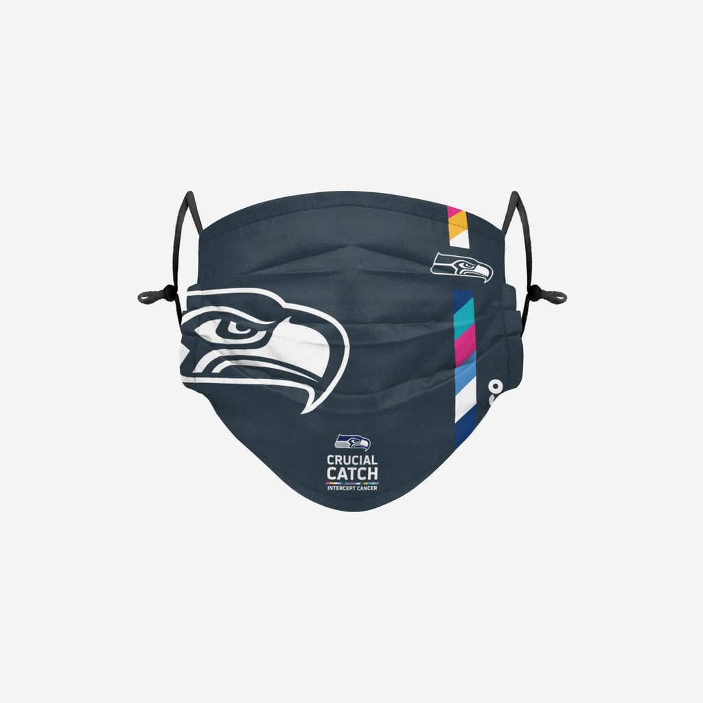 Seattle Seahawks Crucial Catch Adjustable Face Cover FOCO