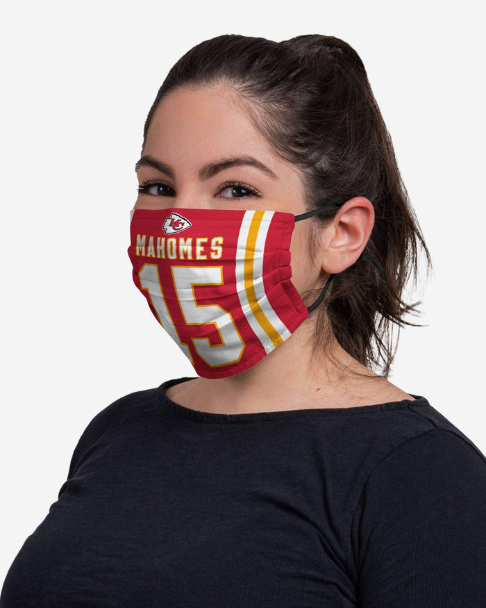 Patrick Mahomes Kansas City Chiefs Adjustable Face Cover FOCO - FOCO.com