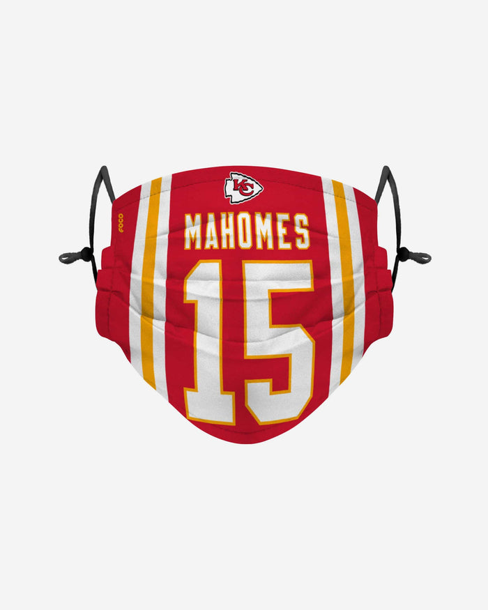 Patrick Mahomes Kansas City Chiefs Adjustable Face Cover FOCO - FOCO.com