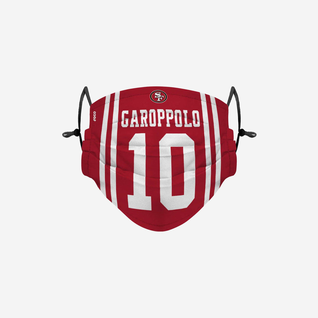 Jimmy Garoppolo San Francisco 49ers Adjustable Face Cover FOCO - FOCO.com