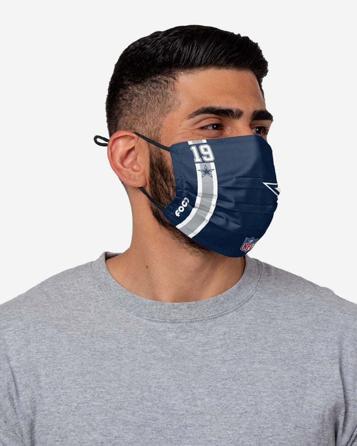 Amari Cooper Dallas Cowboys On-Field Sideline Logo Face Cover FOCO - FOCO.com