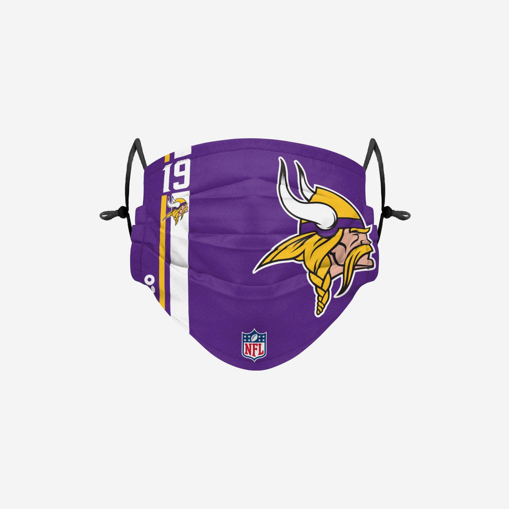 Adam Thielen Minnesota Vikings On-Field Sideline Logo Face Cover FOCO - FOCO.com