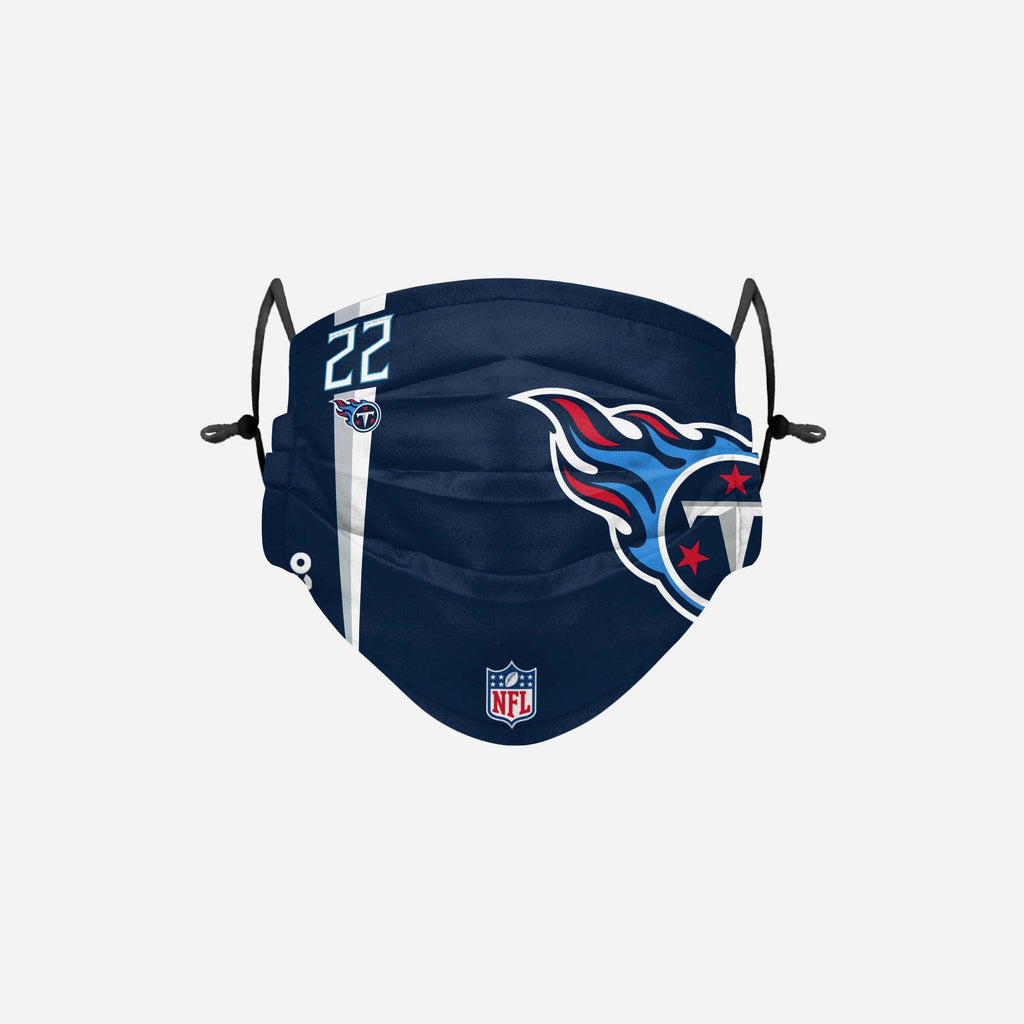 Derrick Henry Tennessee Titans On-Field Sideline Logo Face Cover FOCO - FOCO.com