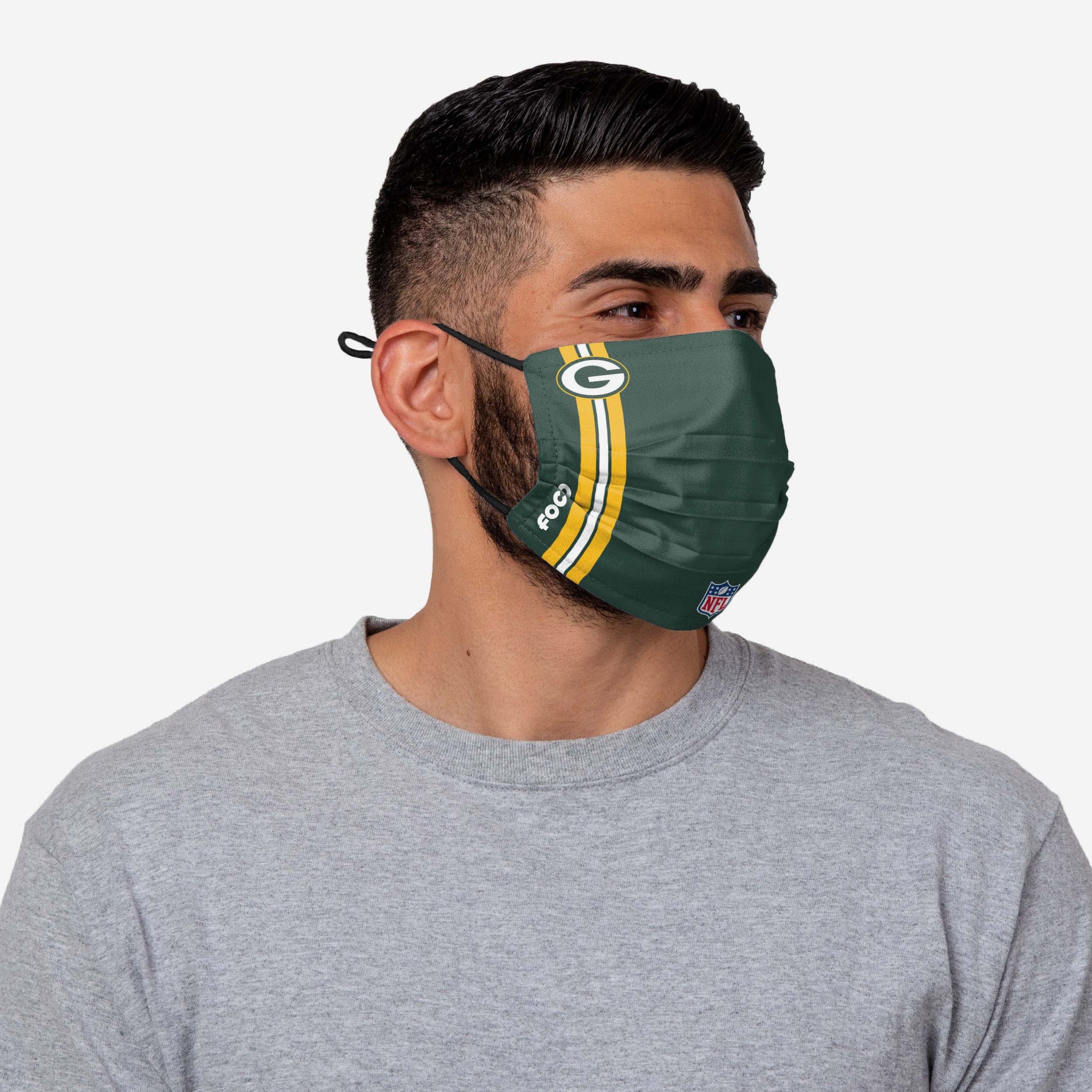 Green Bay Packers NFL Davante Adams On-Field Sideline Logo Gaiter Scar