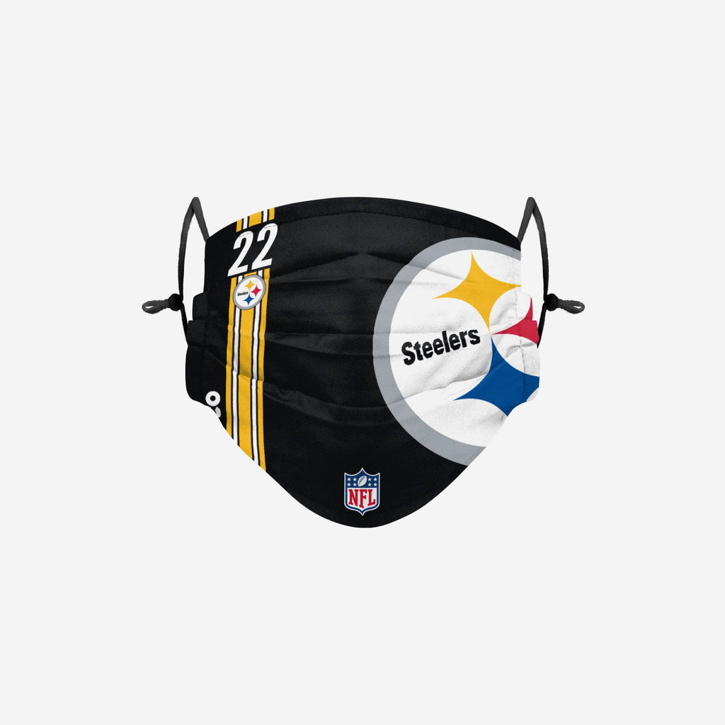 Steven Nelson Pittsburgh Steelers On-Field Sideline Logo Face Cover FOCO - FOCO.com