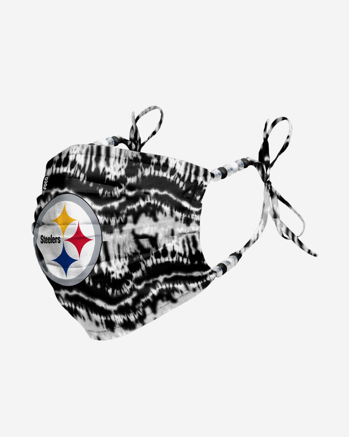 Pittsburgh Steelers Tie-Dye Beaded Tie-Back Face Cover FOCO - FOCO.com