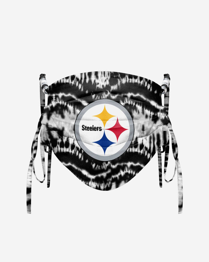 Pittsburgh Steelers Tie-Dye Beaded Tie-Back Face Cover FOCO - FOCO.com