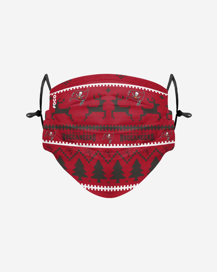 Tampa Bay Buccaneers Wordmark Holiday Adjustable Face Cover FOCO - FOCO.com