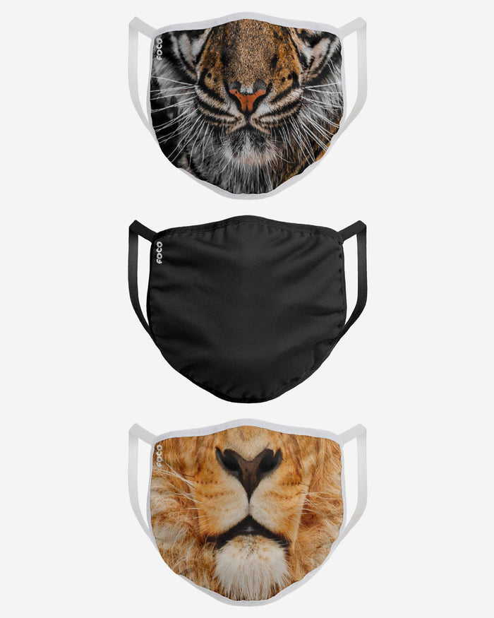 Jungle 3 Pack Face Cover FOCO - FOCO.com