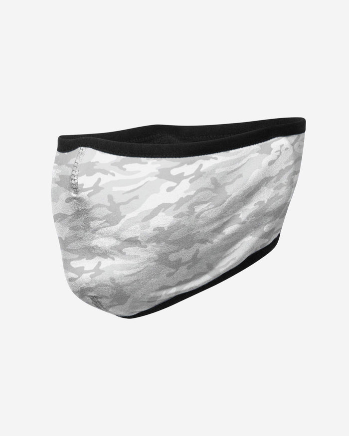 White Camo Earband Face Cover FOCO - FOCO.com