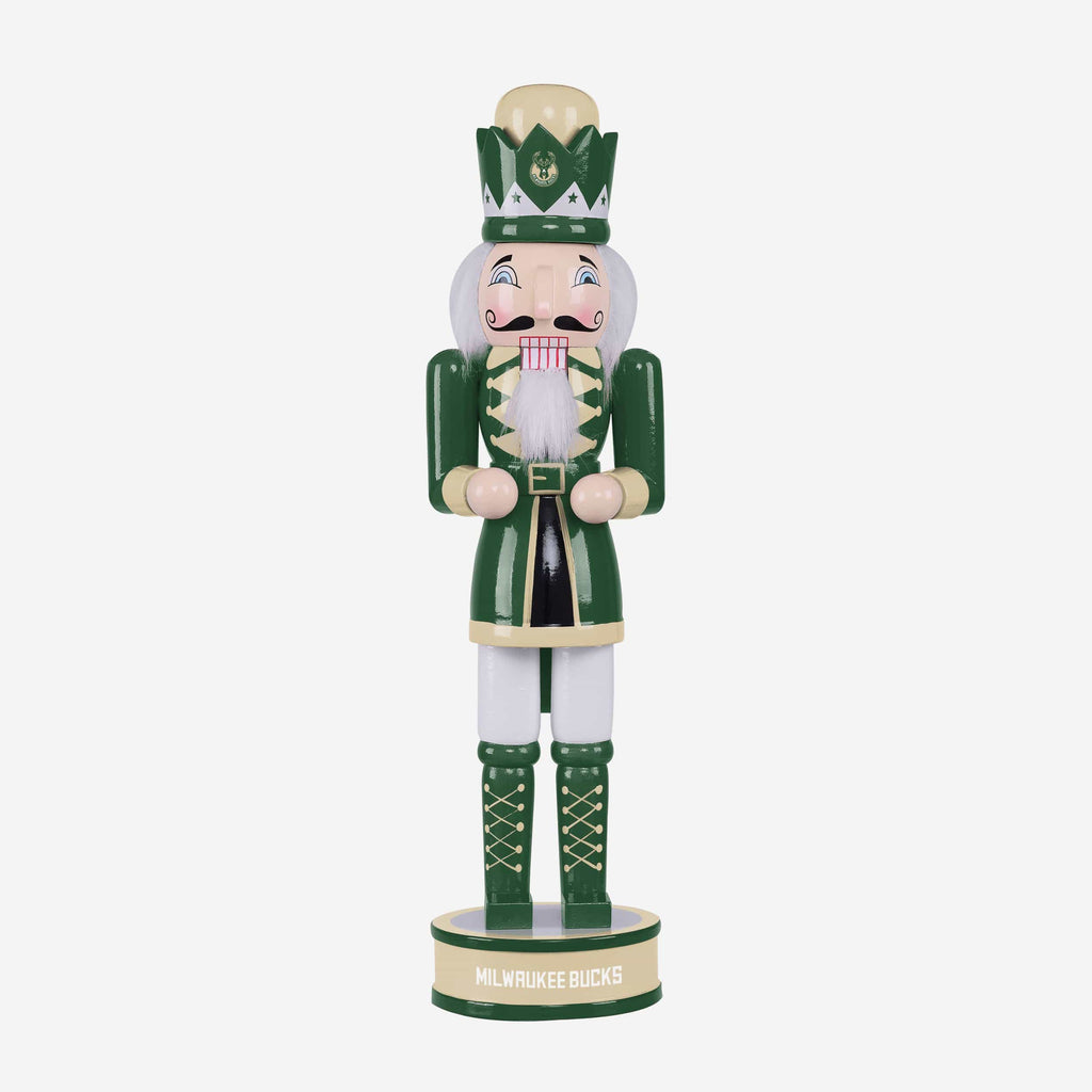 Milwaukee Bucks Team Spirit Nutcracker FOCO - FOCO.com