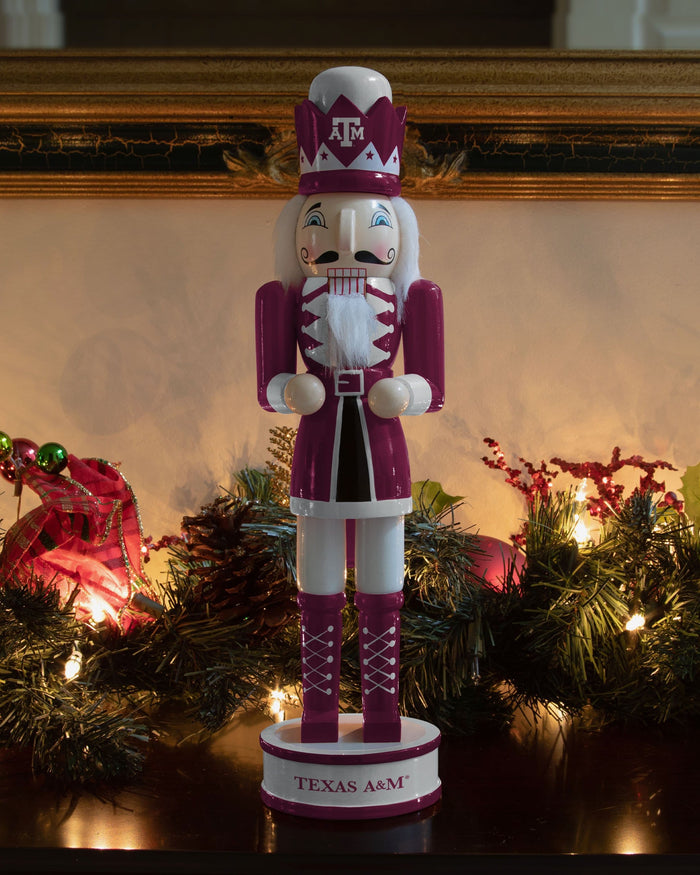 Texas A&M Aggies Team Spirit Nutcracker FOCO - FOCO.com