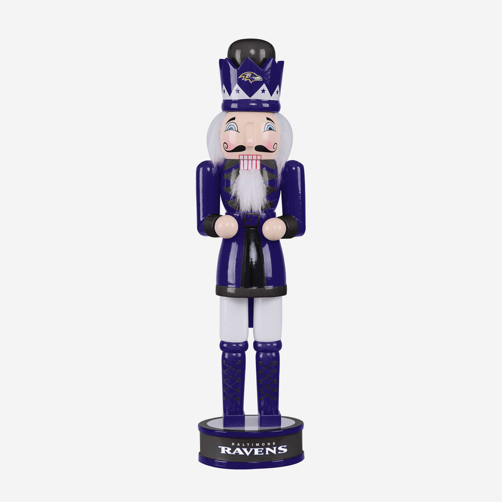 Baltimore Ravens Team Spirit Nutcracker FOCO - FOCO.com