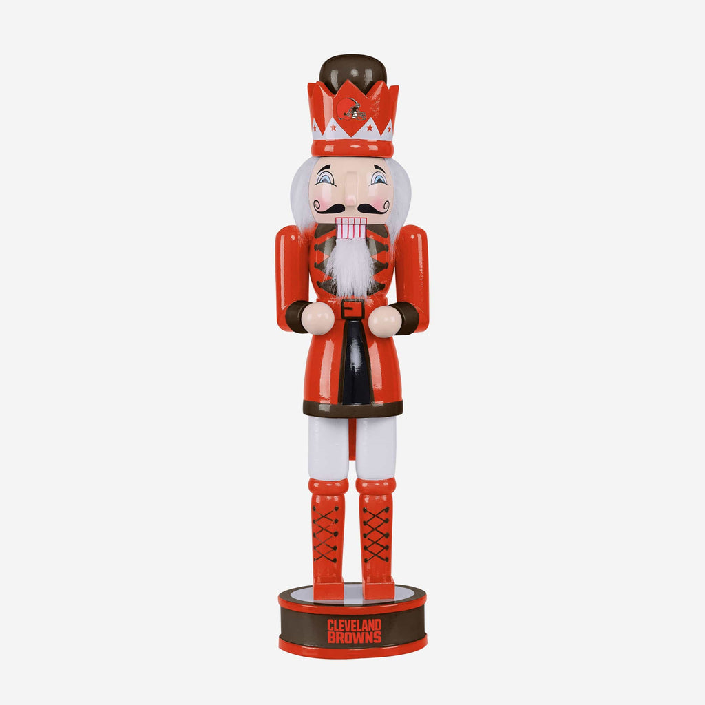 Cleveland Browns Team Spirit Nutcracker FOCO - FOCO.com