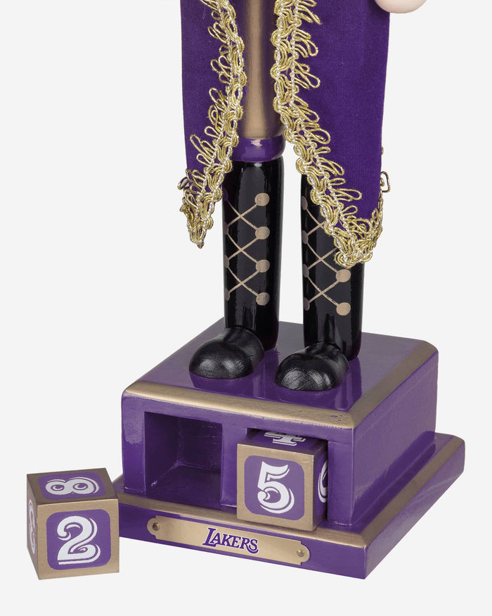 Los Angeles Lakers Countdown Nutcracker FOCO - FOCO.com