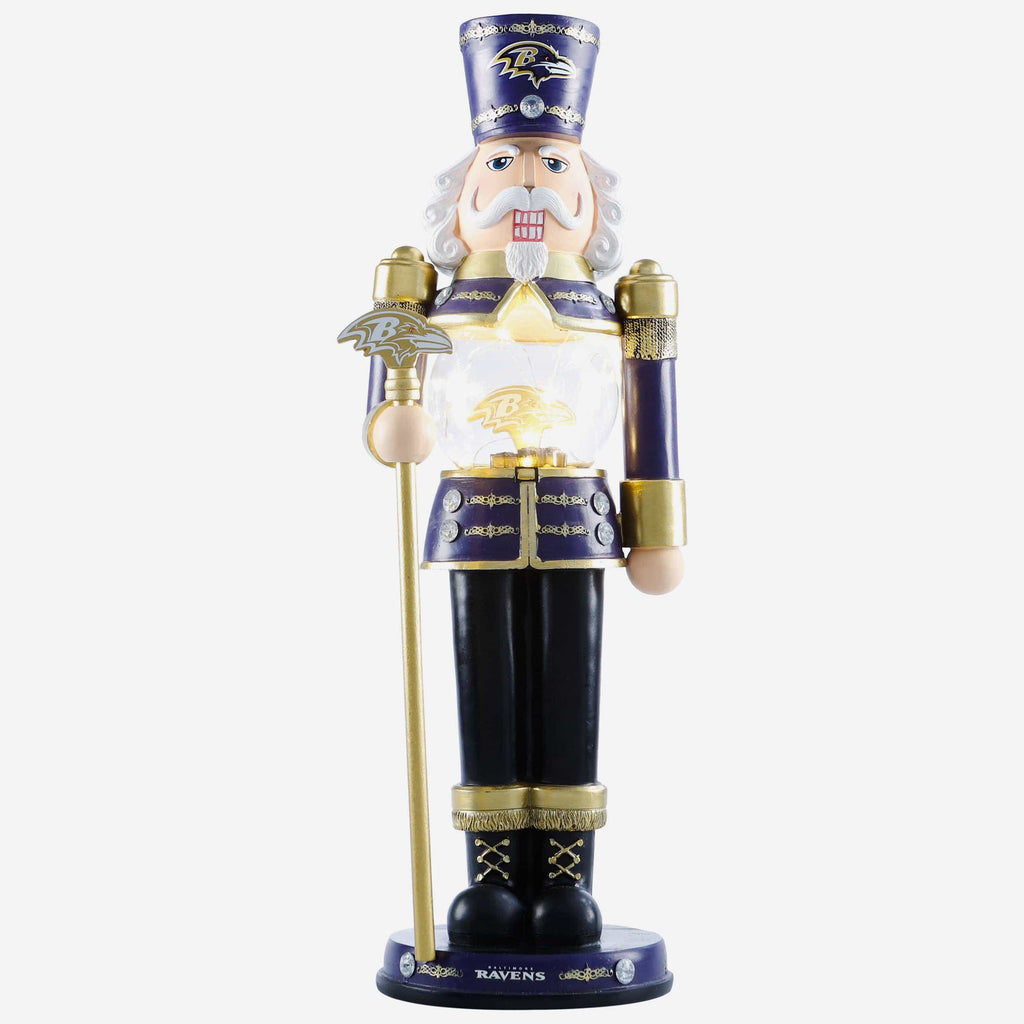 Baltimore Ravens Light Up Nutcracker FOCO - FOCO.com